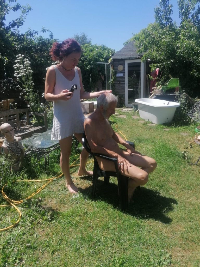 Home haircut