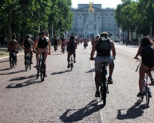 WNBR Riders on The Mall, London